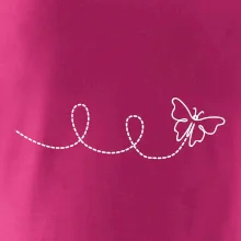 Dráha letu motýľa - slučka