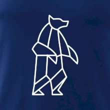 Geometria ľadový medveď stojaci