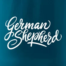 German shepherd - nápis okrasny - nápis okrasný German shepherd - nápis okrasny - nápis okrasný