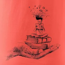 Čitateľ - ruka kreslená