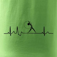 EKG moderná gymnastika obruč