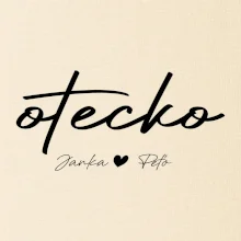 Otecko - tričko s menami deti