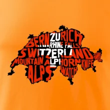 Mapy - názvy miest - Švajčiarsko