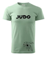 Judo nápis + postavy