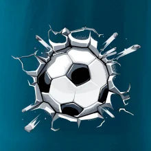 Futbalová lopta v triku