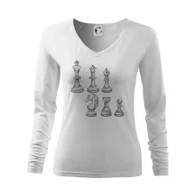 Šachové figúrky kreslené