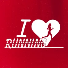 I love running dievča