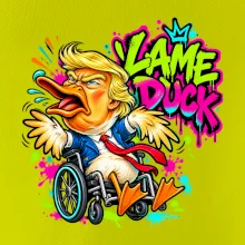 Trump lame duck graffiti