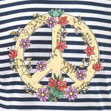 Peace symbol pieskový