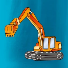 Bager bez nápisu oranžový Bager bez nápisu oranžový