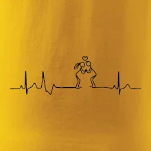 EKG zamilovaný pár EKG zamilovaný pár