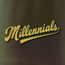 Generace Y - Millennials žlutý nápis