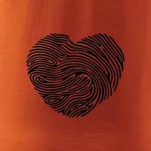 Odtlačok prsta srdce Odtlačok prsta srdce