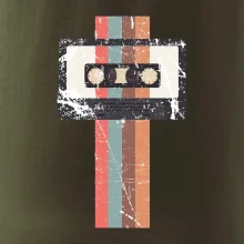 Retro kazeta - pruhy Retro kazeta - pruhy