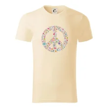 Peace symbol lístočky