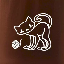 Mačka - Klbko - prsia