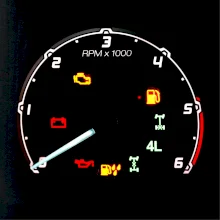 Prístrojová doska vianočný stromček