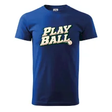 Play ball retro sportovní nápis