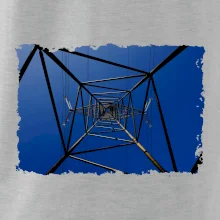 Stožiar vysokého napätia zospodu