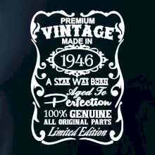 Vintage Etiketa - 1946