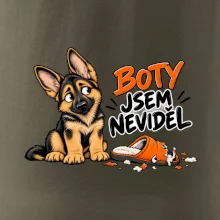 Boty jsem neviděl - štěně vlčáka