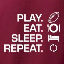 Play Eat Sleep Repeat americký fotbal