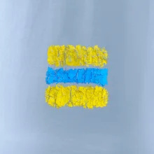 Turistická Cyklo značka - žlto modrá