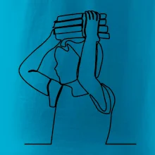 Študent a kniha jedným ťahom Študent a kniha jedným ťahom