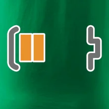 Rodinné tričká - batéria - otecko