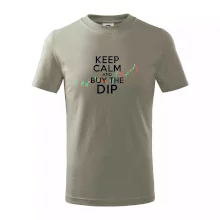 Zelenočervený graf Keep Calm and Buy the Dip
