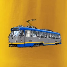 T3R SLF modrošedá kresba fixem