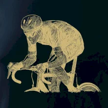 Cestná cyklista predok