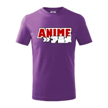 Anime nápis červený