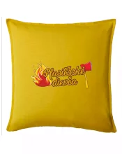 Hasičšské dievča oheň a sekera