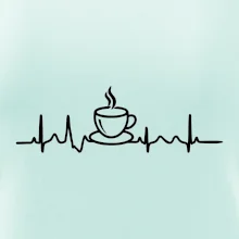 EKG hrnček kávy EKG hrnček kávy