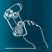 Herný ovládač jedným ťahom