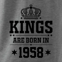 Kings are born in 1958