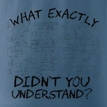 What exactly didn't you understand - physics What exactly didn't you understand - physics