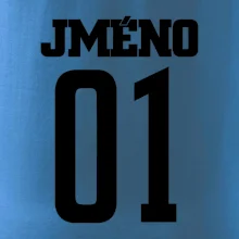 Futbalový dres - vlastné meno a číslo