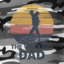 The walking dad - tata s dítětem na zádech