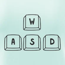 WASD klávesy - prso