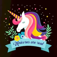 Unicorns are real dúhový