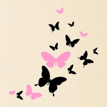 Motýle ružovo čierni Motýle ružovo čierni