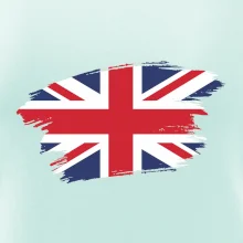 Britská vlajka roztrhaná