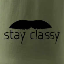 Stay Classy - mustache