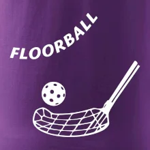 Floorball nápis šikmo