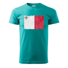 Vlajka Malta ohrýzaná