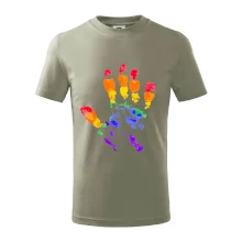 LGBT hand print