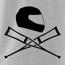 Cestná helma / barle