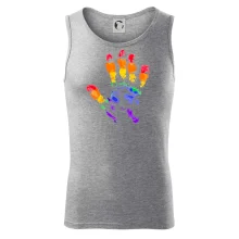 LGBT hand print